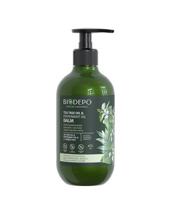 Бальзам питательный для волос с маслами чайного дерева и мяты 475 мл Biodepo