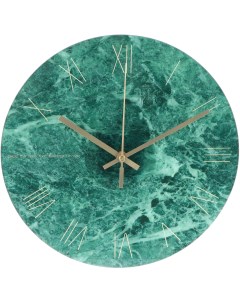 Настенный часы зелёный мрамор 29 5х29 5 см Jjt