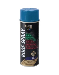 Эмаль аэрозольная Roof Spray для крыши Синяя RAL5005 400 мл 26 7 7 005 Inral