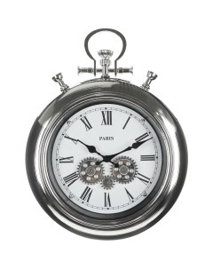 Часы настенные Gear серебряные 31х6 5х41 см Istime