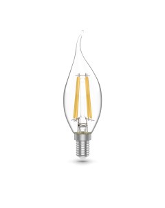 Лампа Basic Filament Свеча на ветру 5 5W 510lm 2700К Е14 LED 3 лампы в упаковке 1 20 Gauss