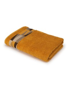 Махровое полотенце Triangoli горчичное 70 130 см Cleanelly