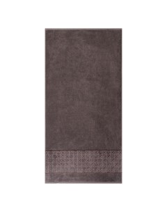 Махровое полотенце Noce moscata коричневое 70х140 см Cleanelly