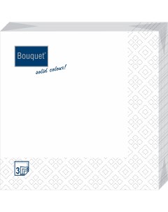 Салфетки бумажные colour 3сл 20л Bouquet solid