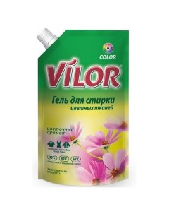 Гель Color для стирки для цветных тканей 1 л Vilor