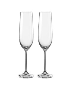 Набор бокалов A S Виола для шампанского 190 мл 2 шт Crystalex