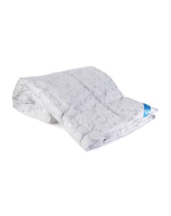 Пуховое одеяло Эмма белое с серым 140х205 см ЛП2066 Louis pascal
