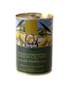 Оливки с косточкой 420 г Delphi