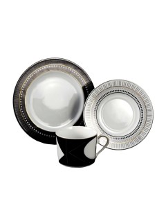 Чайная пара Art Deco 250 мл с тарелками G842 Cmielow