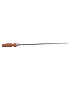 Шампур с деревянной ручкой 76х1 5 см Grillux