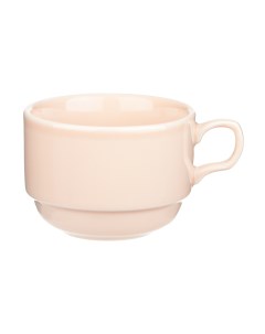 Чашка Браво 250 мл розовый Башкирский фарфор