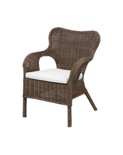 Кресло dubai с подушкой medium brown Rattan grand