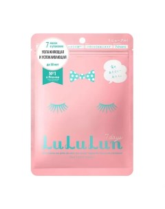 Маска для лица увлажнение и баланс кожи pink 7 шт Lululun