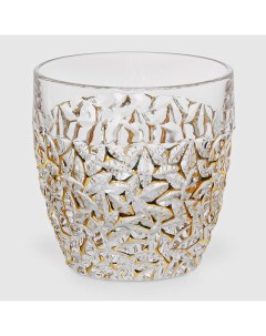 Набор стаканов для виски 6шт 350мл nicolette мрамор золотой хрусталь Bohemia jihlava