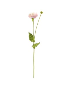 Цветок искусственный Мак бело розовый цветок и нераспустившийся бутон Most flowers