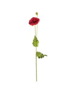 Цветок искусственный Мак красный Most flowers