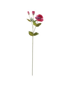 Цветок искусственный Лизиантус малиново красный Most flowers