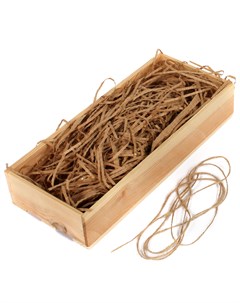 Коробка деревянная 111 прямоугольная со шнурком и наполнителем 33х13х6 см Grand gift