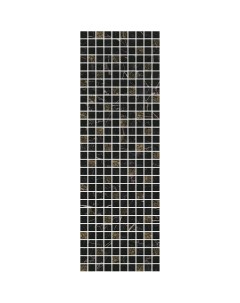 Декор Астория черный мозаичный 25x75 см MM12111 Kerama marazzi