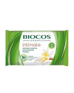 Салфетки влажные для интимной гигиены 15 шт Biocos