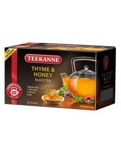 Чай черный Тимьян мед 20 пакетиков Teekanne