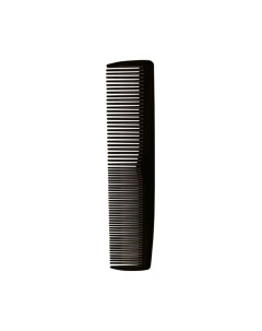 Гребень для волос пластиковый 017 черный 130х30 мм Lei