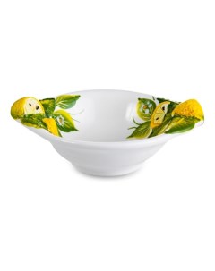 Салатник порционный Лимоны и цветы 13х13 см Edelweiss