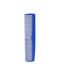 Гребень для волос пластиковый 017 синий 130х30 мм Lei