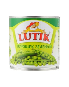 Горошек зеленый 425 мл Lutik