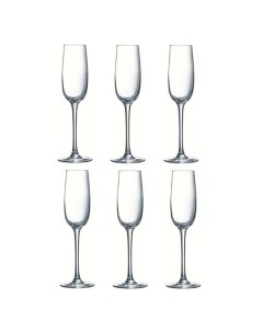 Набор бокалов для шампанского аллегресс 6х175мл J8162 Luminarc