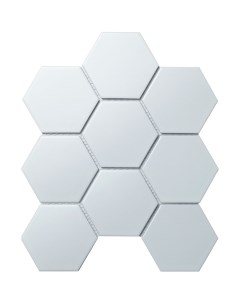 Мозаика hex Big white matt 256х295х6 Starmosaic