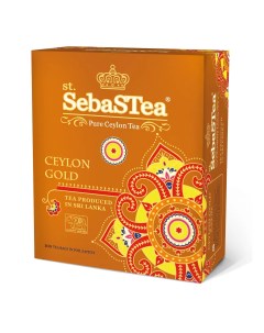 Чай чёрный SebaSTea Ceylon Gold пакетированный 100х2 г Sebas tea