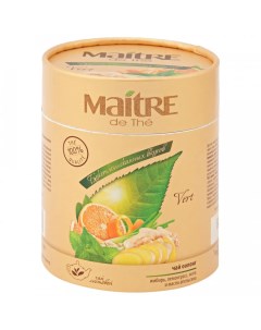 Чай зеленый имбирь лемонграсс и мята 100 г Maitre de the