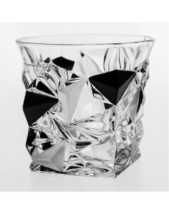 Набор стаканов для виски Glacier черный матовый 350 мл 6 шт Bohemia jihlava