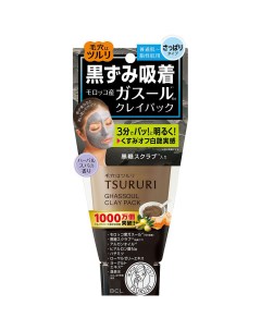 Крем скраб для лица С вулканической глиной каолином и коричневым сахаром 150 г Tsururi