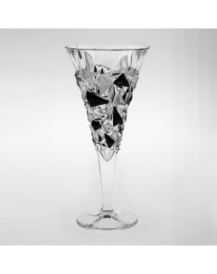 Набор бокалов для вина Glacier черный матовый 250 мл 6 шт Bohemia jihlava