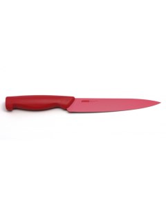 Нож для нарезки Microban 7S R 18 см красный Atlantis