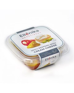 Перчики острые фаршированные сливочным сыром 130 г Ellenika