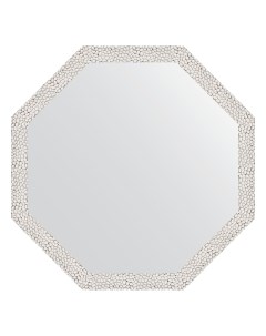 Зеркало в багетной раме чеканка белая 46 мм 68 2х68 2 см Evoform
