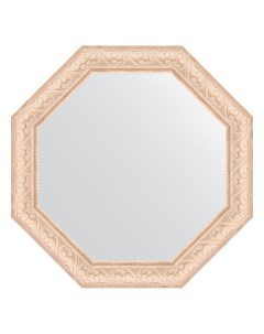Зеркало в багетной раме беленый дуб 57 мм 50 8х50 8 см Evoform