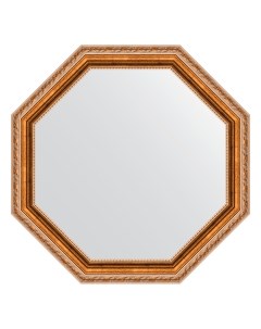 Зеркало в багетной раме версаль бронза 64 мм 62 2х62 2 см Evoform