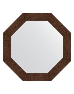 Зеркало в багетной раме бронзовая лава 90 мм 76 6х76 6 см Evoform
