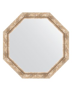 Зеркало в багетной раме прованс с плетением 70 мм 73 2х73 2 см Evoform