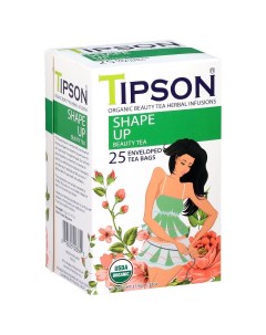 Чай зеленый Beauty Tea Shape Up 25 пакетиков Tipson