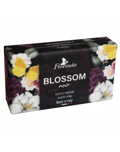 Мыло твердое Blossom Noir Черные Цветы 200 г Florinda