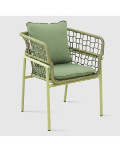 Кресло Green оливковое с зелёным 72х56х75 см Drigani