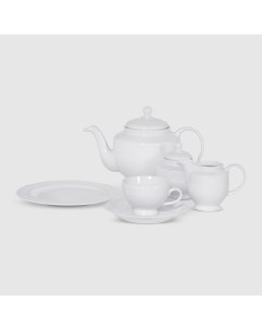 Сервиз чайный Minos White 21 предмет 6 персон Porcelana bogucice