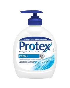 Жидкое мыло Антибактериальное жидкое мыло для рук Fresh 300мл Protex