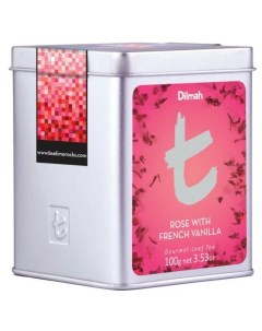 Чай чёрный t Series Rose with French vanilla 100 г Dilmah