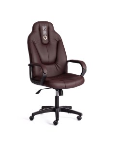 Кресло компьютерное Neo искусственная кожа коричневое 64х49х122 см Tc
